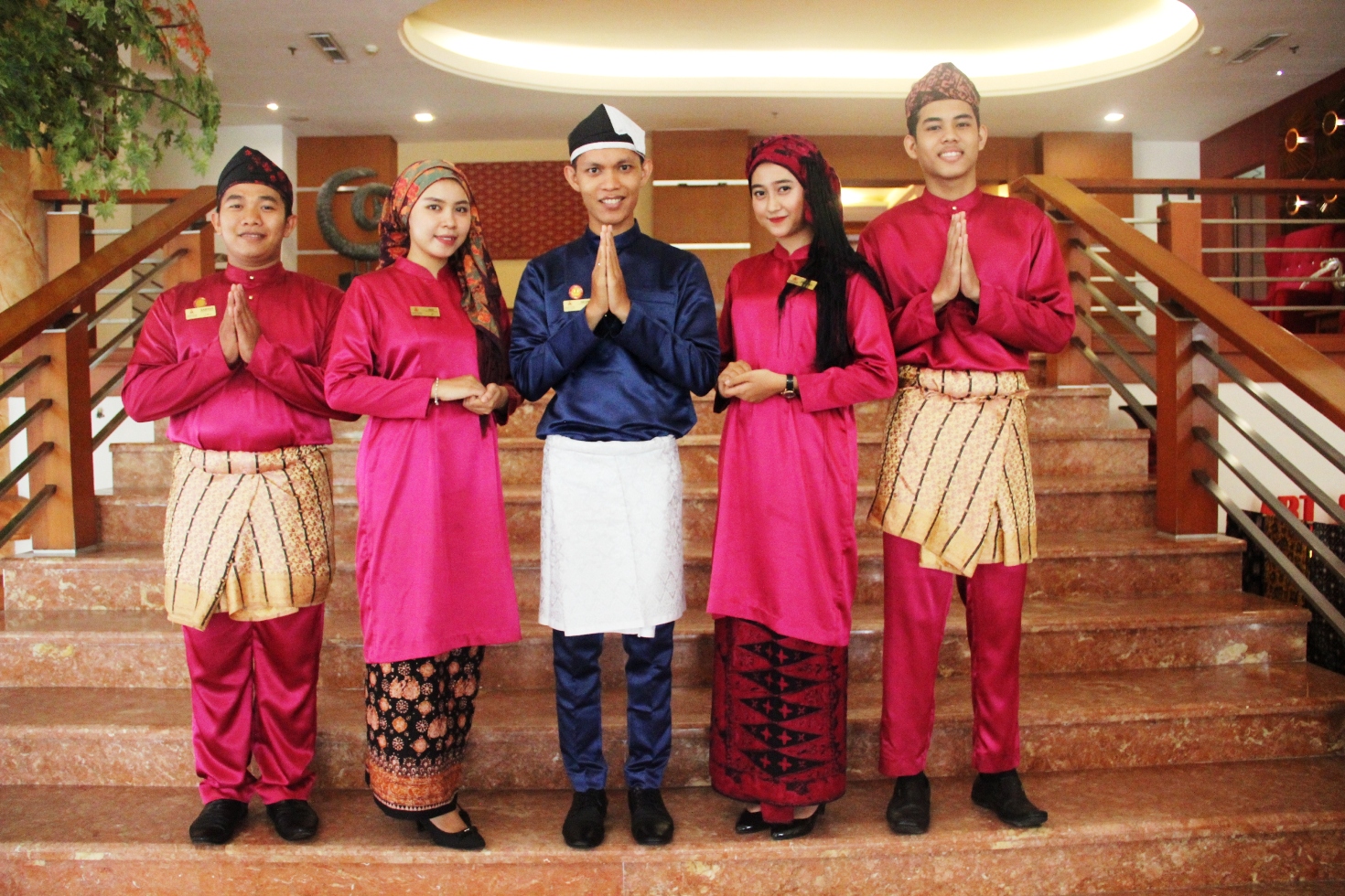 Lobby abadi suite hotel jambi